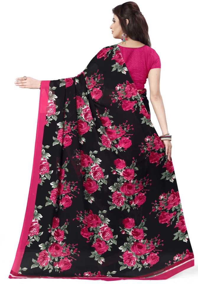 Floral Print Daily Wear Georgette Saree