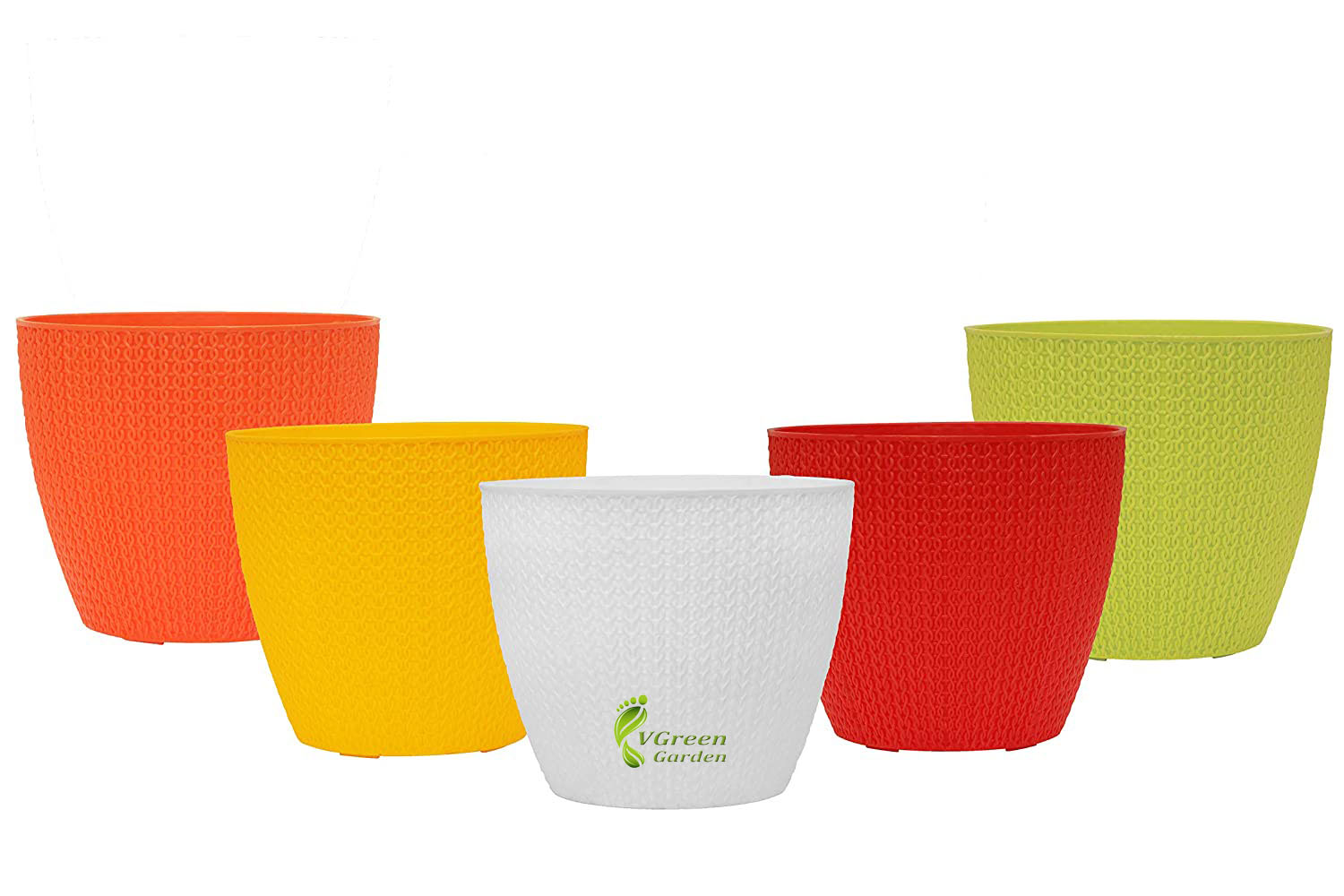 Lovora Table Top Planter Multi color Set of 4 pcs